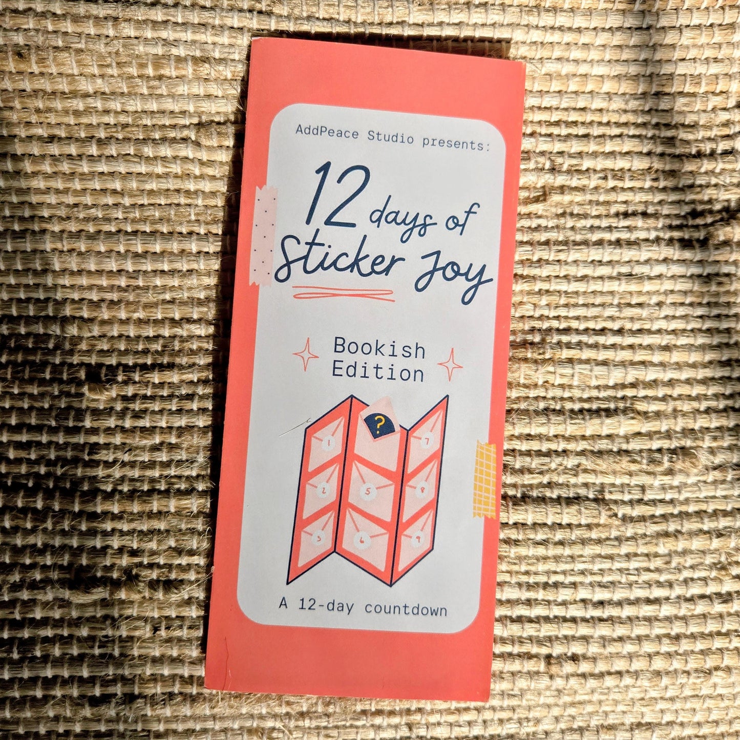 Bookish Sticker Pack - 12 Day Mystery Sticker Countdown for Book Lovers