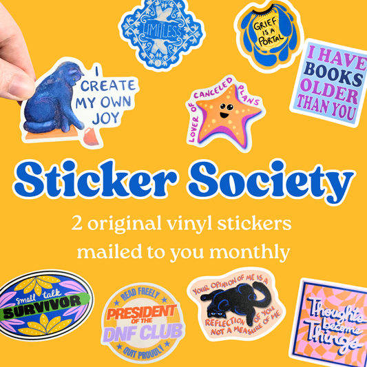 Sticker Society Monthly Sticker Mail Club